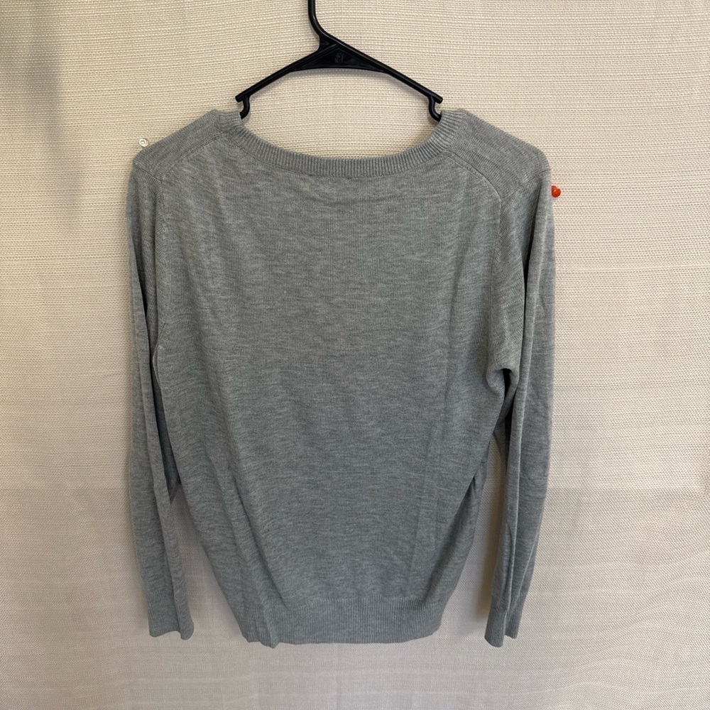 The Limited Gray Embroidered Sweater - Picture 3 of 3